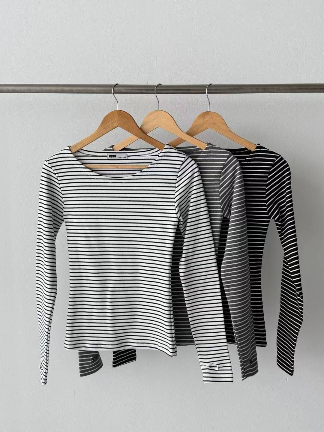 DOTNODI（無品牌標）東大門㊣直郵女士新款推薦熱賣長袖T恤DOTNODI長袖T恤