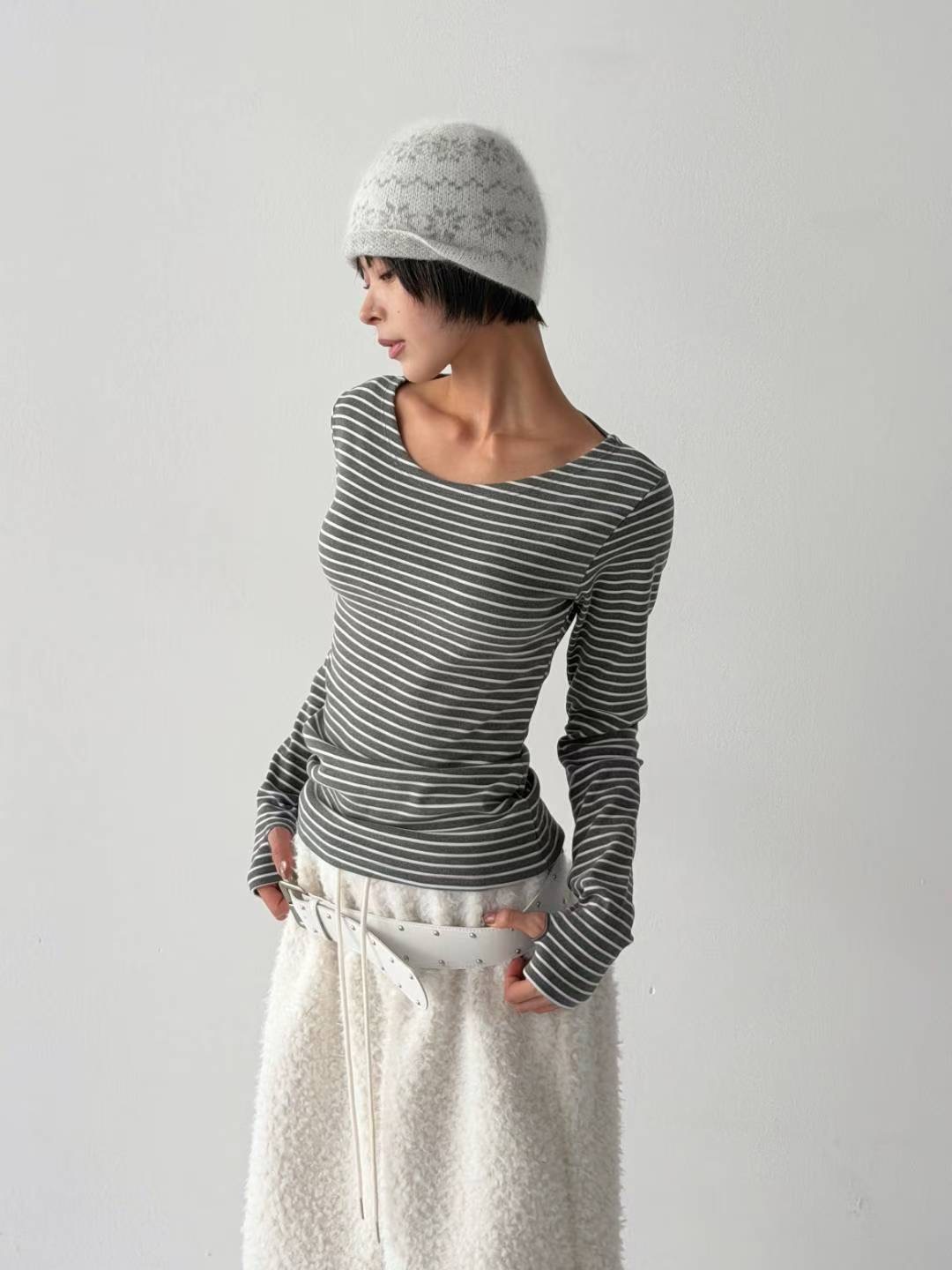 DOTNODI（無品牌標）東大門㊣直郵女士新款推薦熱賣長袖T恤DOTNODI長袖T恤