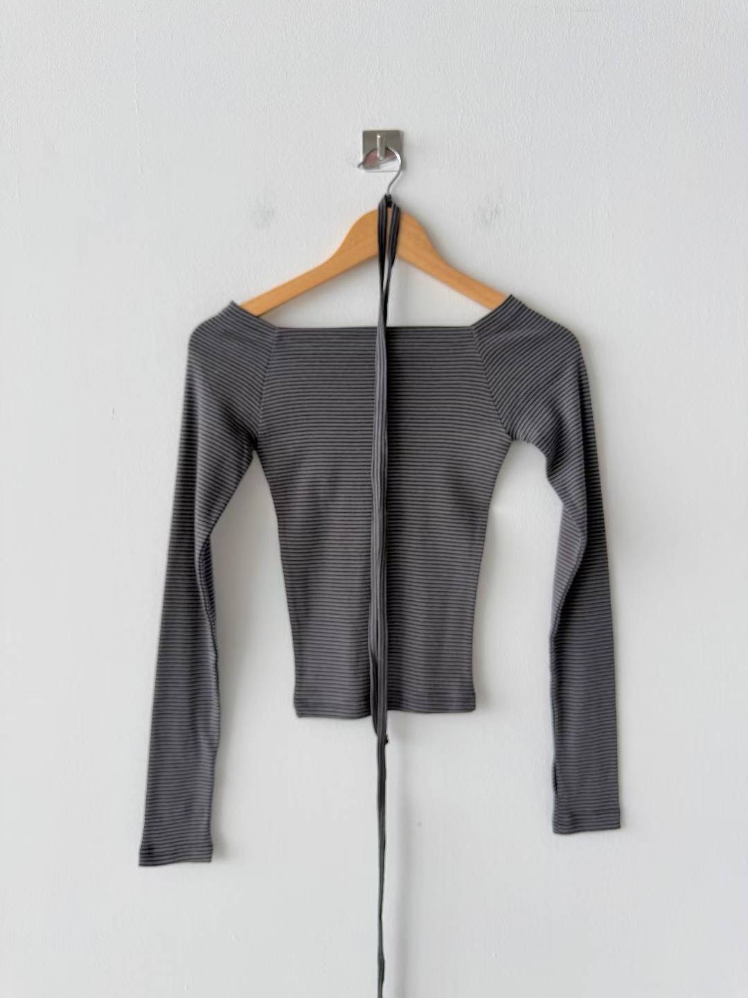 DOTNODI（無品牌標）韓國代購㊣女裝新款職業人氣時尚長袖T恤DOTNODI長袖T恤圖色2