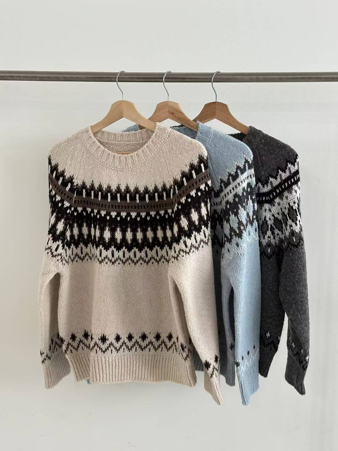 DOTNODI（無品牌標）東大門㊣實拍女裝新款人氣職業休閑針織衫DOTNODI針織衫