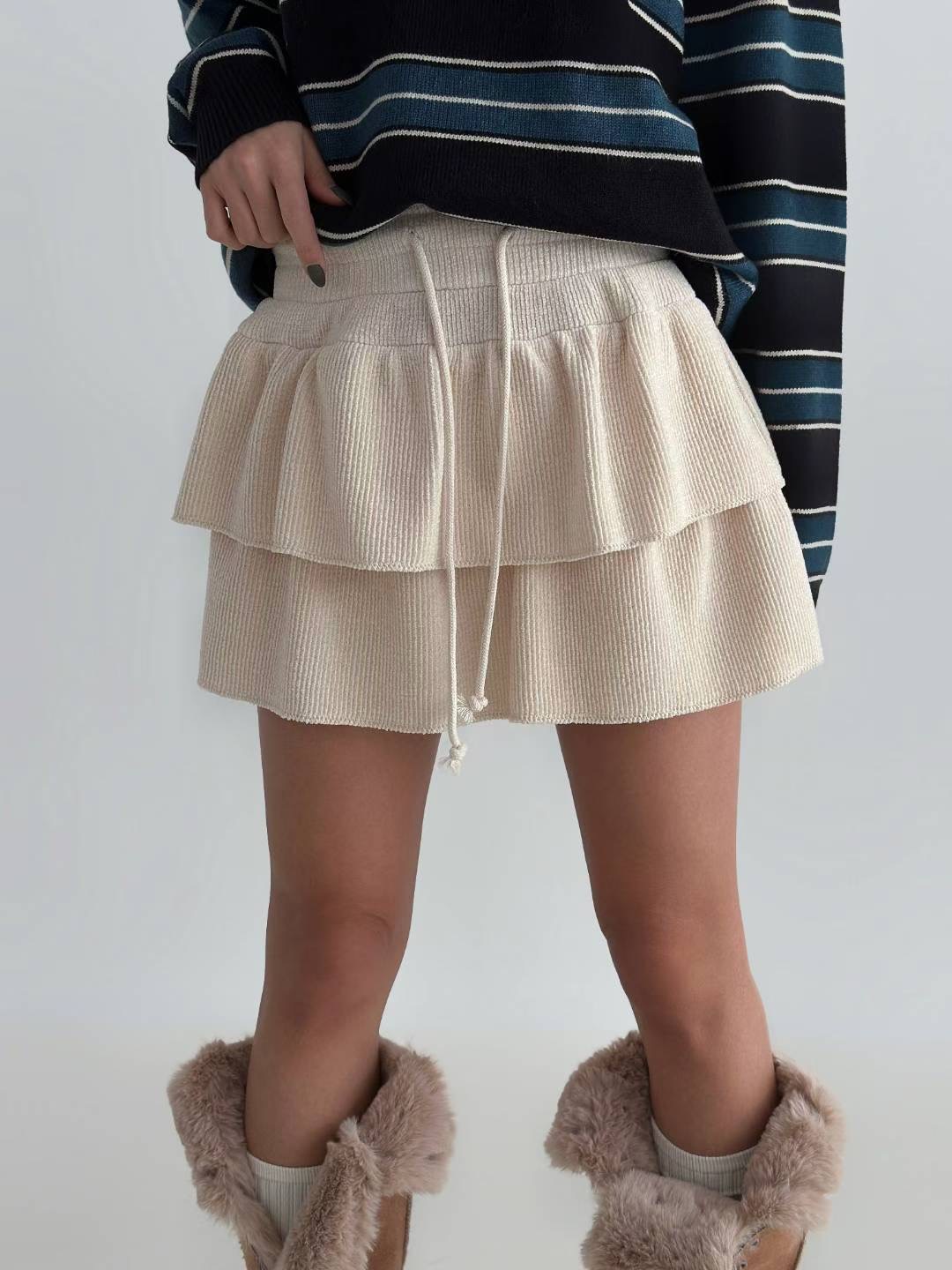 DOTNODI（無品牌標）韓國直郵㊣女士新品25秋冬休閑推薦裙褲DOTNODI裙褲圖色1