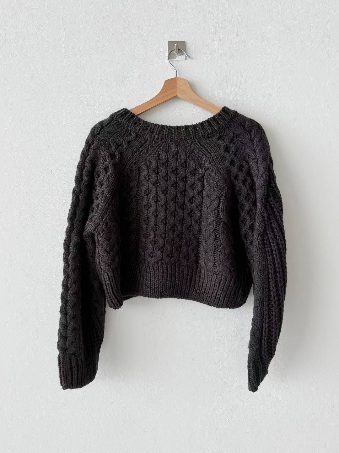 DOTNODI（無品牌標）東大門㊣代購女裝新品真品25秋冬針織衫格子DOTNODI針織衫