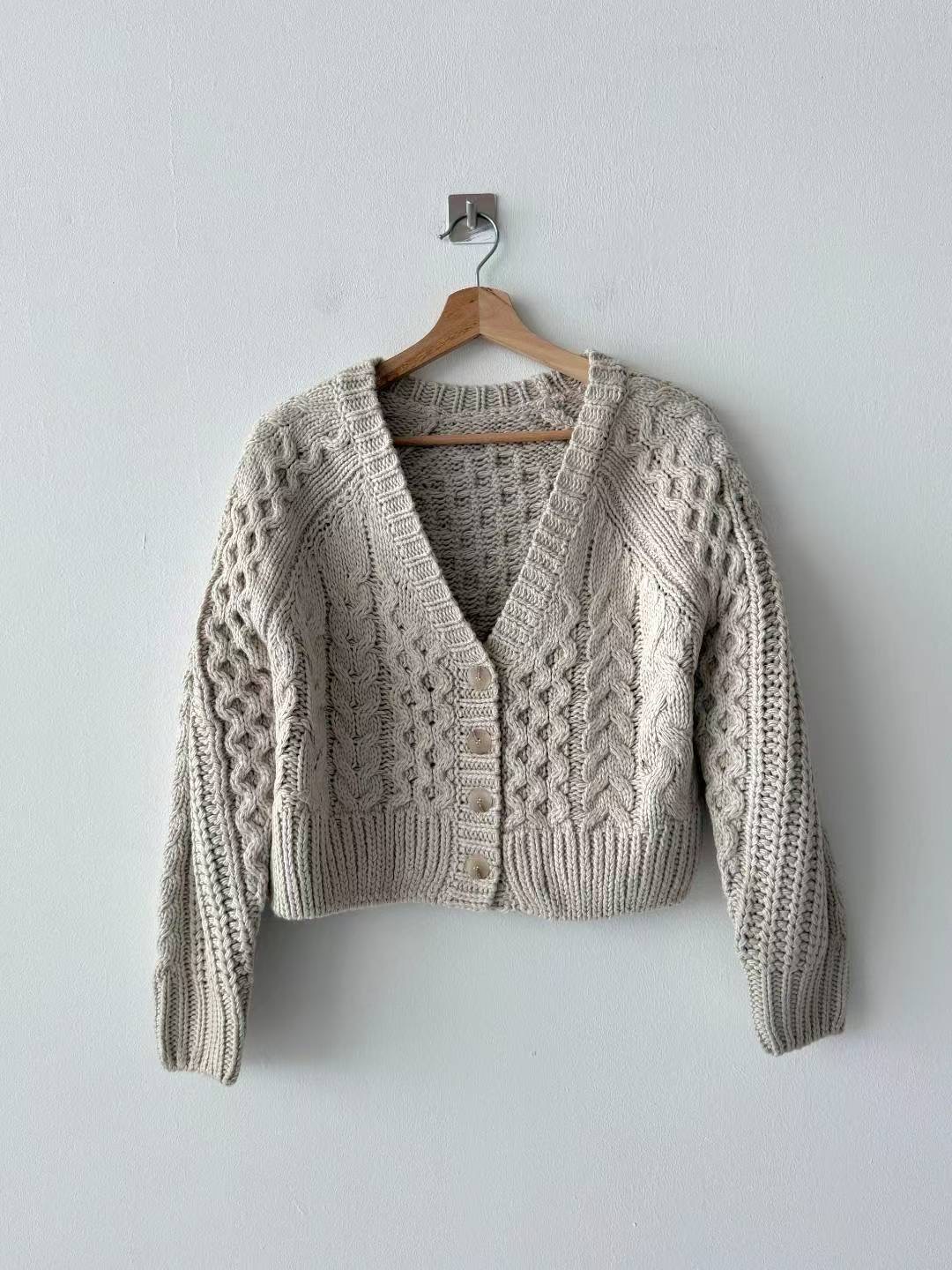 DOTNODI（無品牌標）東大門㊣代購女裝新品真品25秋冬針織衫格子DOTNODI針織衫圖色2