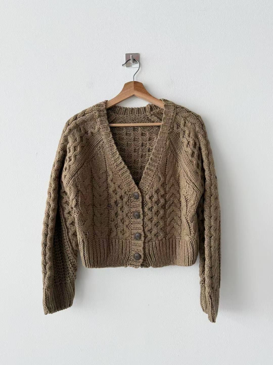 DOTNODI（無品牌標）東大門㊣代購女裝新品真品25秋冬針織衫格子DOTNODI針織衫圖色3