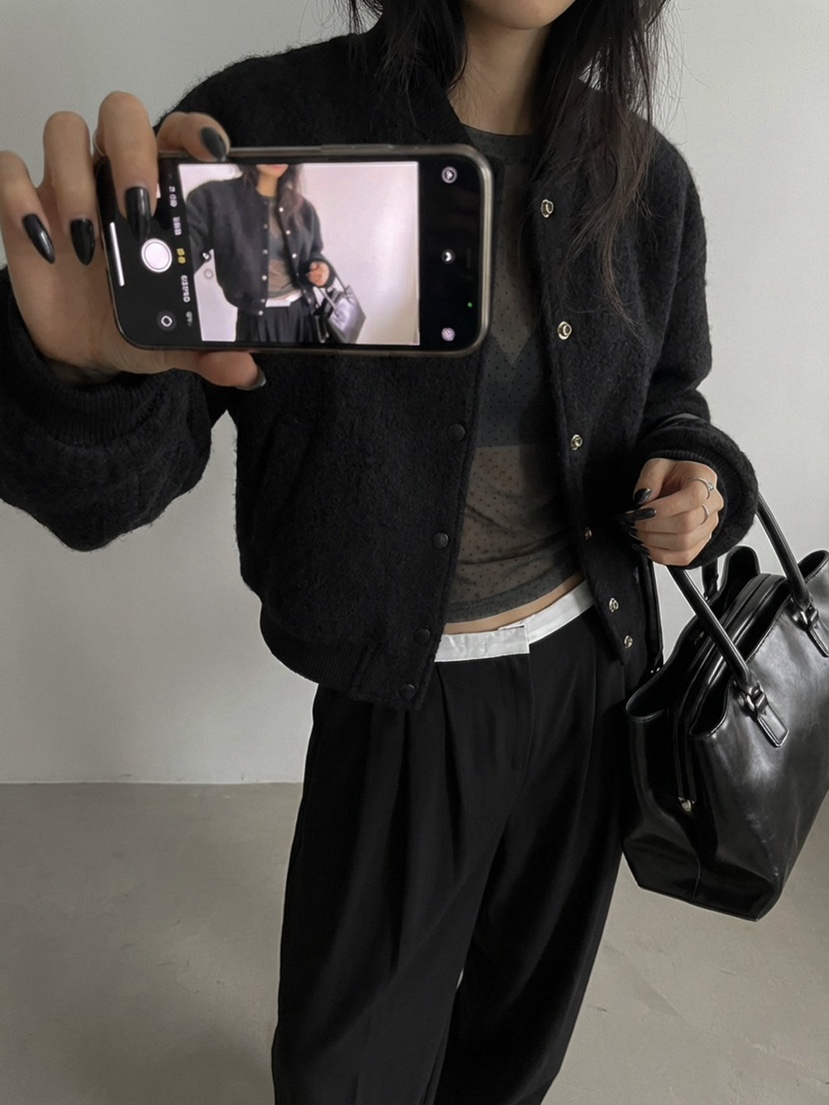 INSSENSE-A東大門㊣直郵女裝新款熱賣真品長袖T恤系帶透明INSSENSE-A長袖T恤