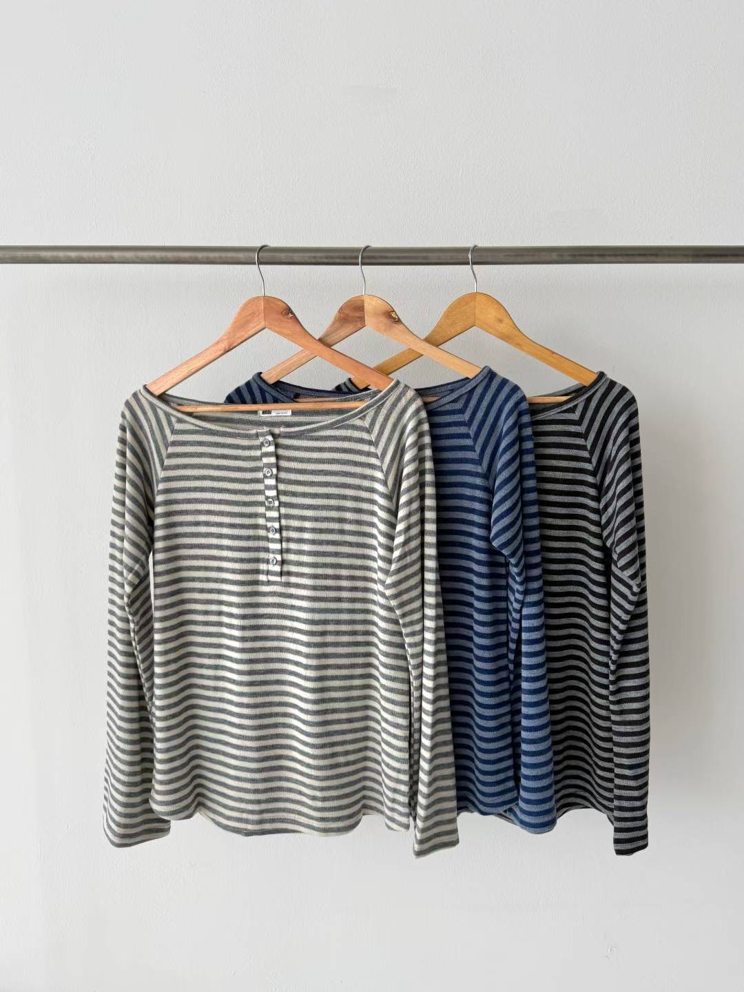 DOTNODI（無品牌標）東大門㊣實拍女裝新款職業休閑長袖T恤DOTNODI長袖T恤