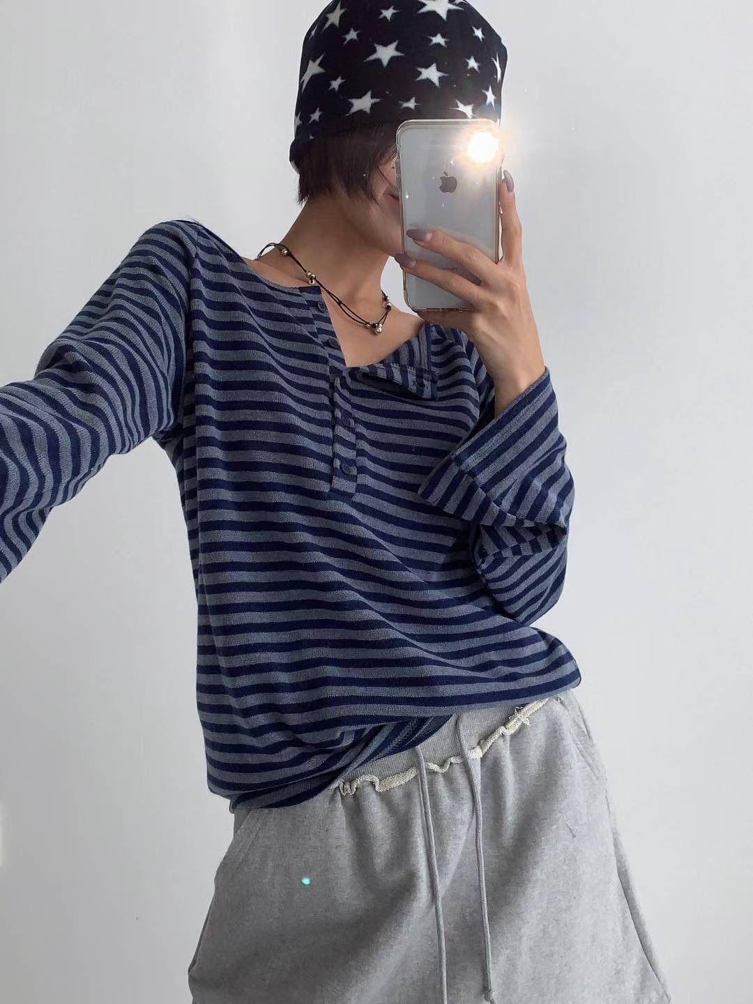 DOTNODI（無品牌標）東大門㊣實拍女裝新款職業休閑長袖T恤DOTNODI長袖T恤