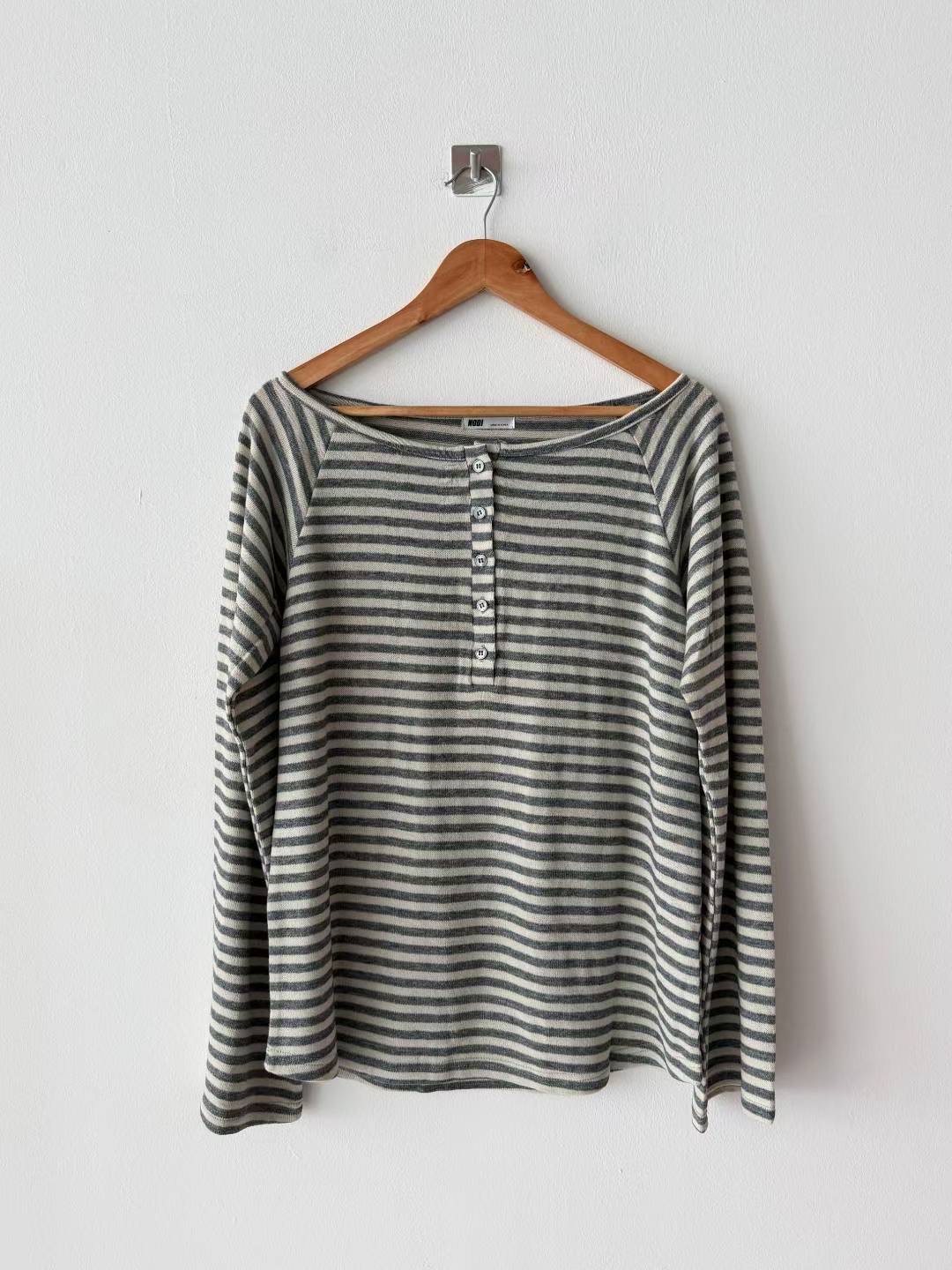 DOTNODI（無品牌標）東大門㊣實拍女裝新款職業休閑長袖T恤DOTNODI長袖T恤圖色1