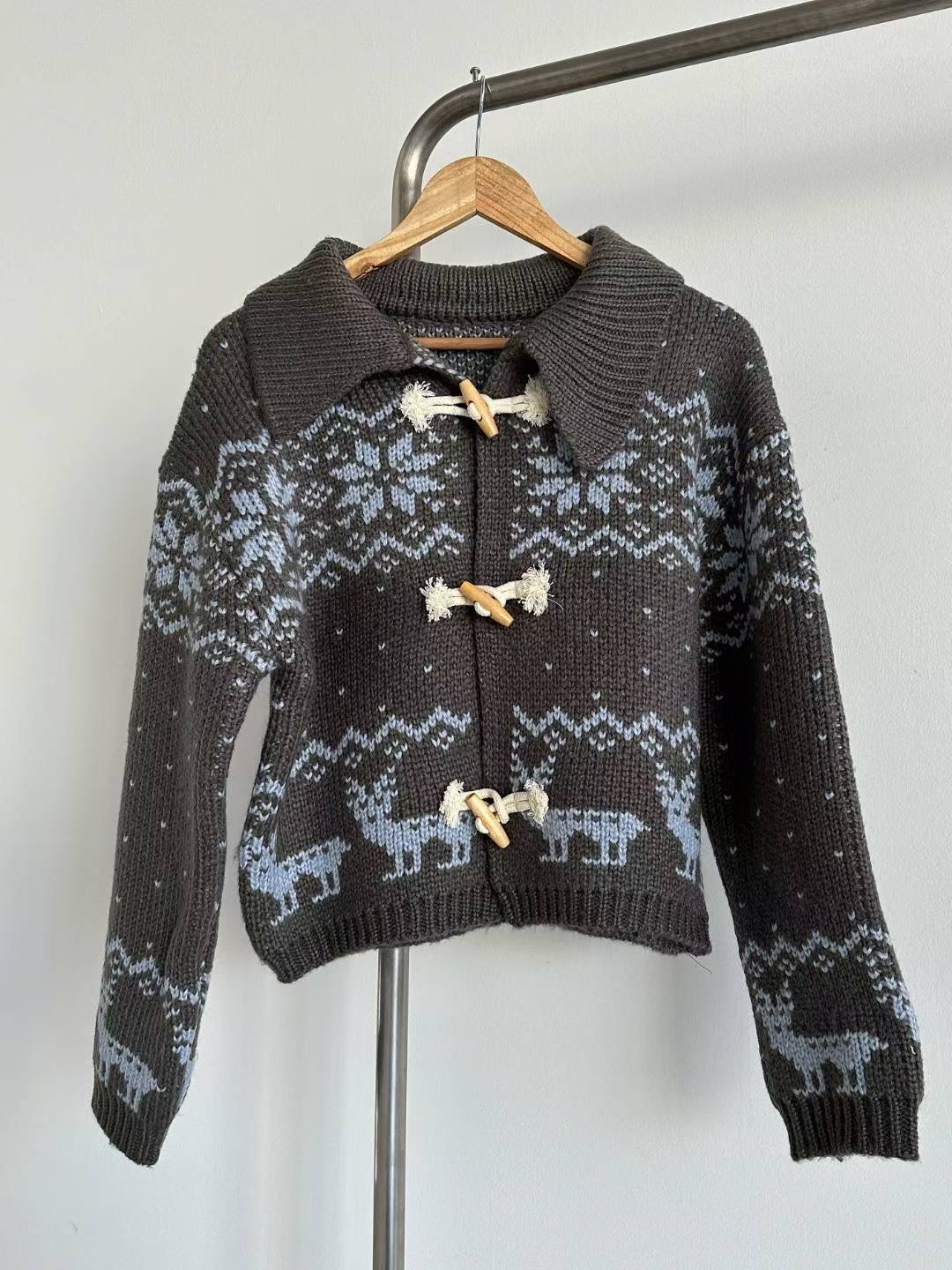 DOTNODI（無品牌標）東大門㊣實拍女裝新品熱賣職業時尚毛衣DOTNODI毛衣圖色2