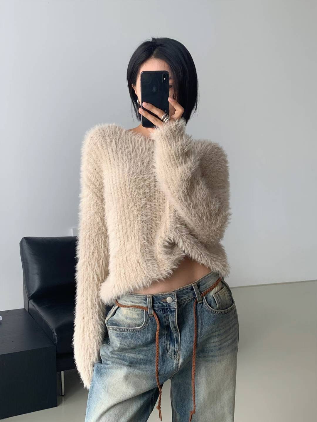 DOTNODI（無品牌標）東大門㊣實拍女士新品熱賣休閑時尚針織衫DOTNODI針織衫圖色3