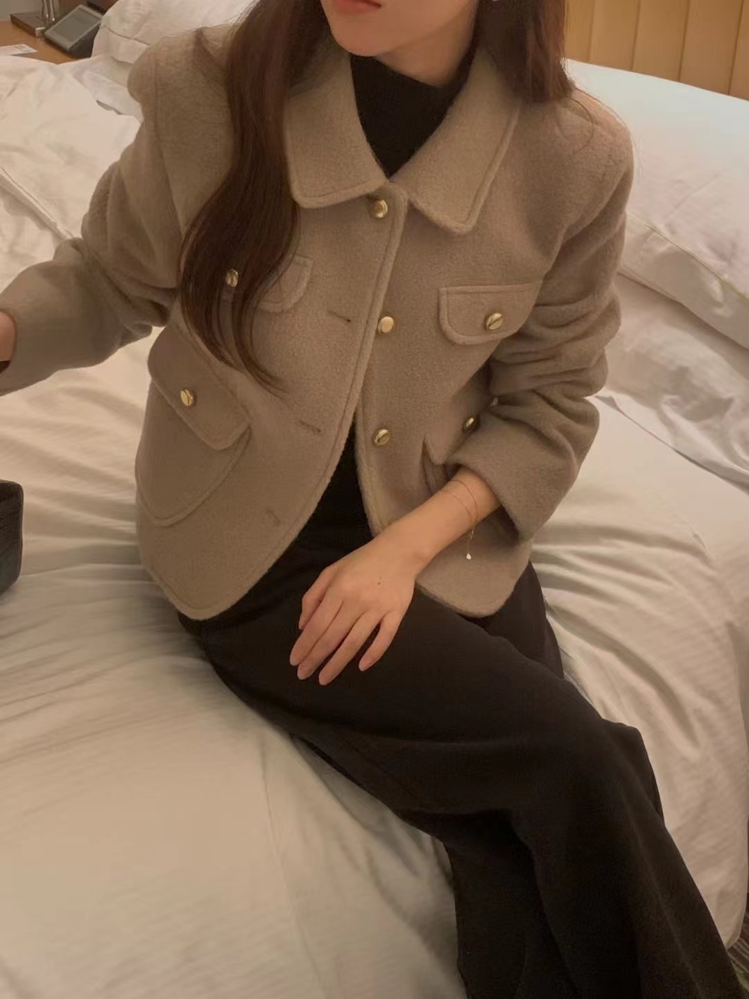 OSRO韓國直郵㊣女士新品休閑熱賣推薦職業人氣時尚真品夾克OSRO夾克