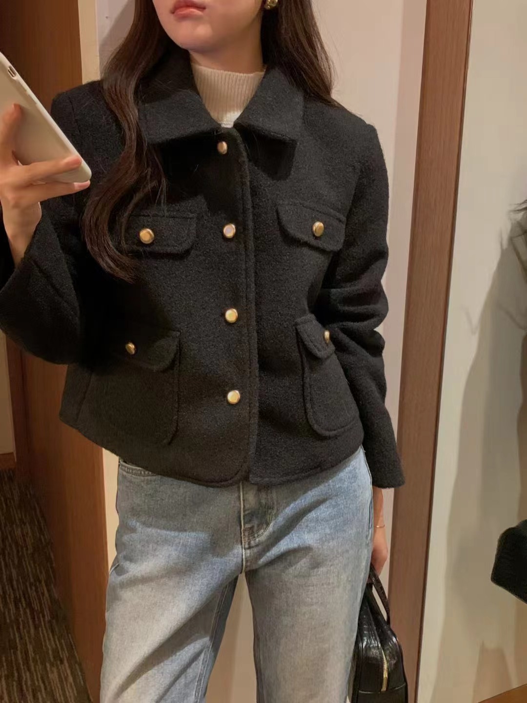 OSRO韓國直郵㊣女士新品休閑熱賣推薦職業人氣時尚真品夾克OSRO夾克