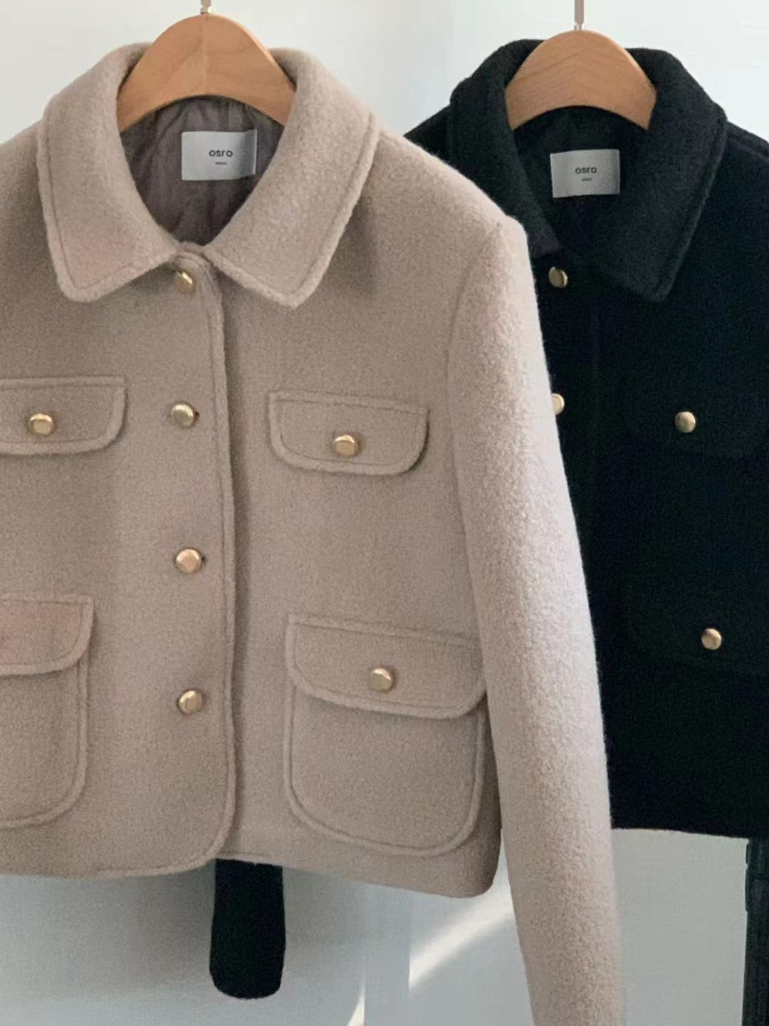 OSRO韓國直郵㊣女士新品休閑熱賣推薦職業人氣時尚真品夾克OSRO夾克