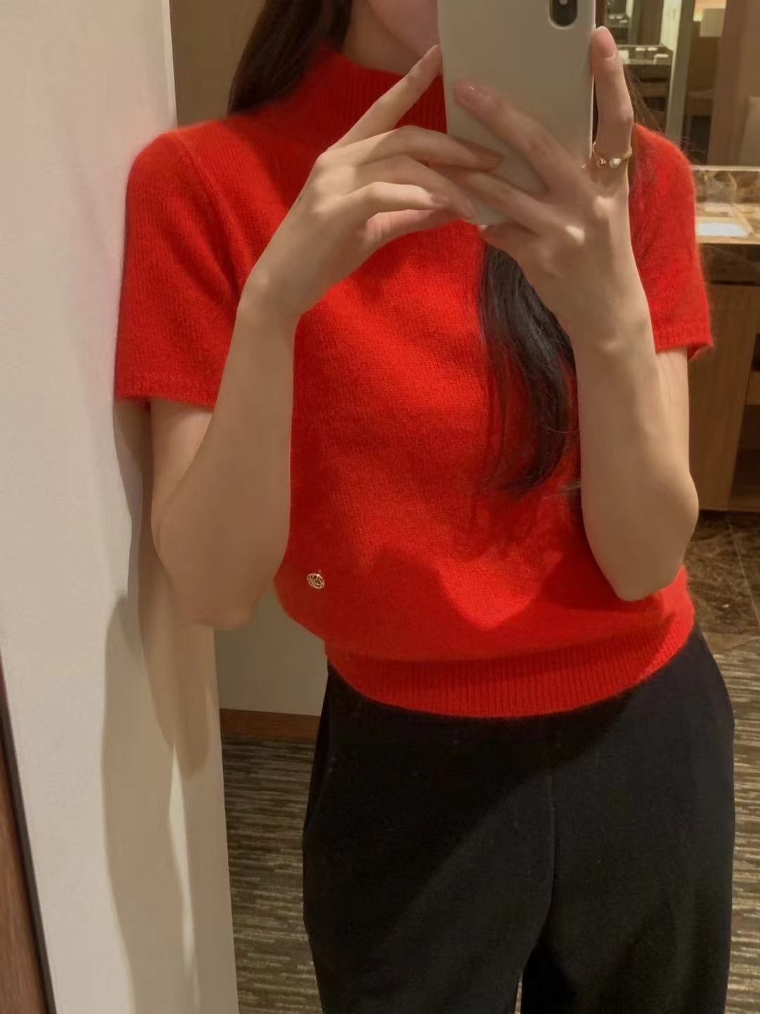 OSRO韓國直郵㊣女裝新品人氣25秋冬推薦時尚休閑真品針織衫OSRO針織衫