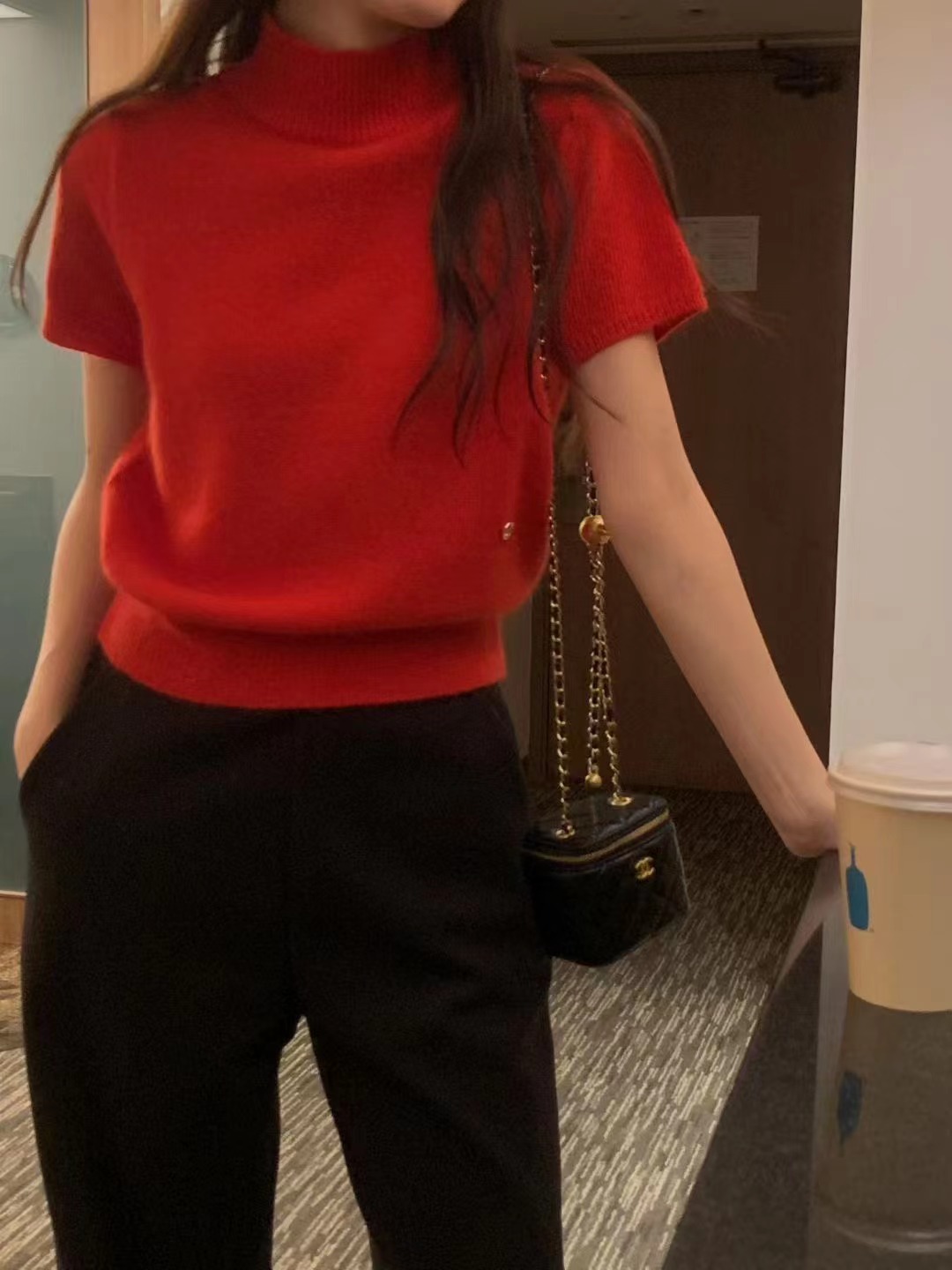 OSRO韓國直郵㊣女裝新品人氣25秋冬推薦時尚休閑真品針織衫OSRO針織衫圖色3