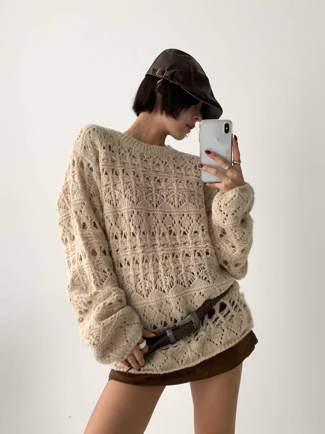 DOTNODI（無品牌標）東大門㊣實拍女士新款休閑時尚熱賣針織衫DOTNODI針織衫