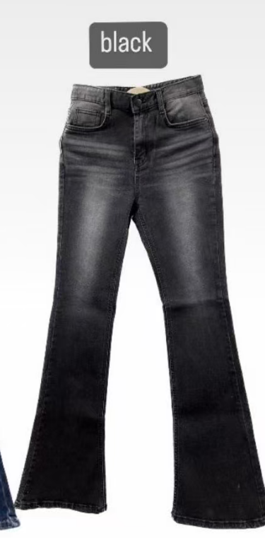 LOG MYSELF韓國直郵㊣女士新款時尚人氣熱賣休閑25秋冬牛仔褲LOG MYSELF牛仔褲圖色3