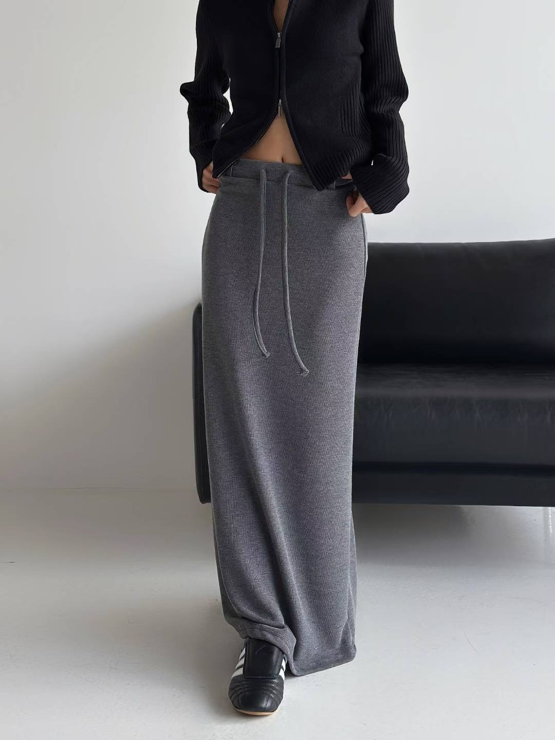 DOTNODI（無品牌標）東大門㊣代購女裝新品25秋冬職業時尚長裙DOTNODI長裙