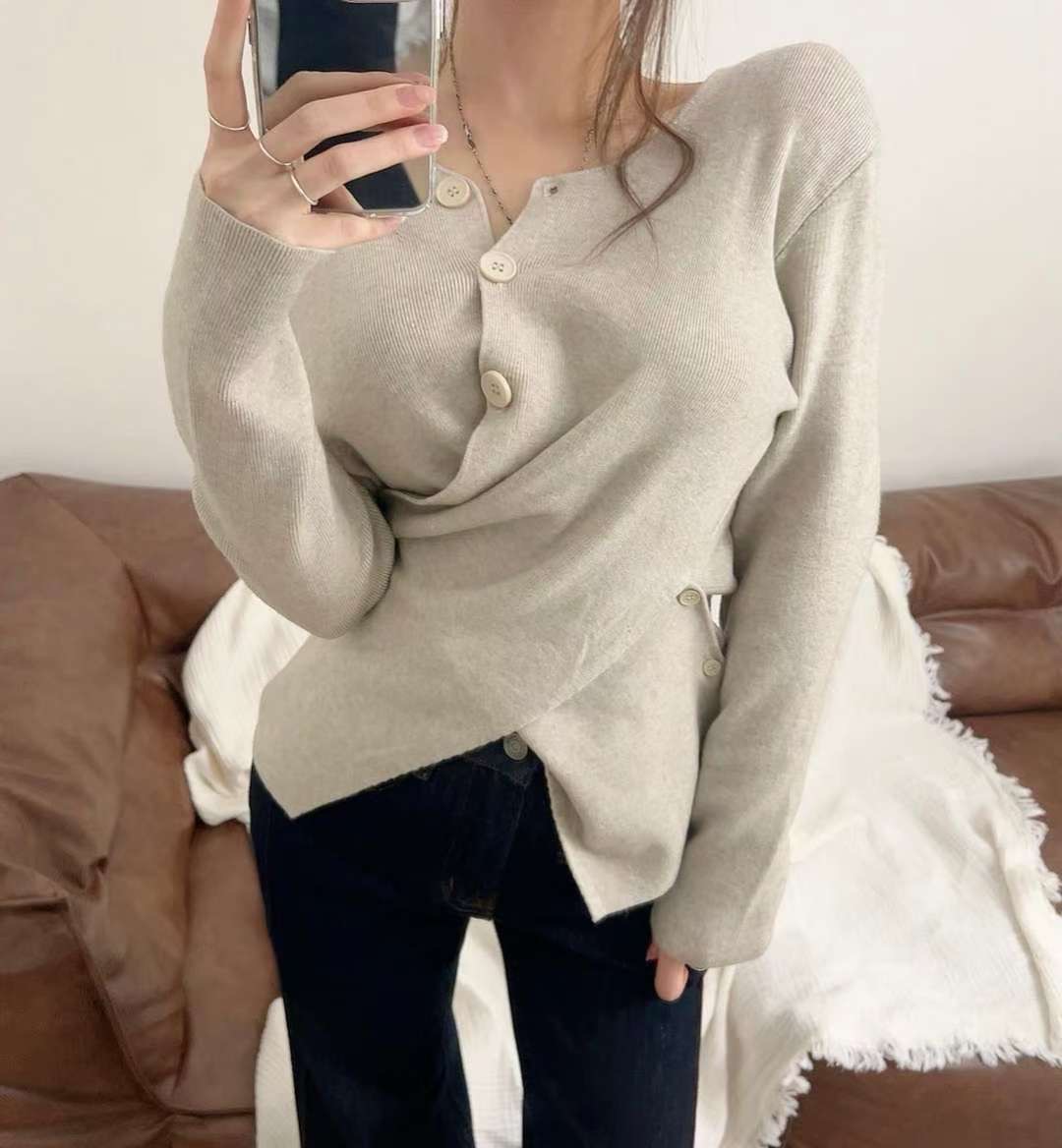 KITSCH東大門㊣代購女裝新品真品25秋冬推薦熱賣職業針織衫KITSCH針織衫