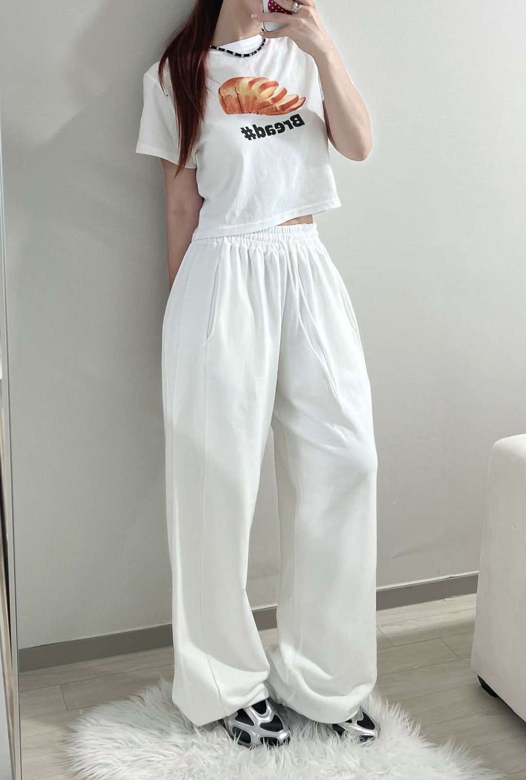 KITSCH韓國代購㊣女士新款25秋冬時尚推薦人氣休閑職業休閑褲KITSCH休閑褲圖色2