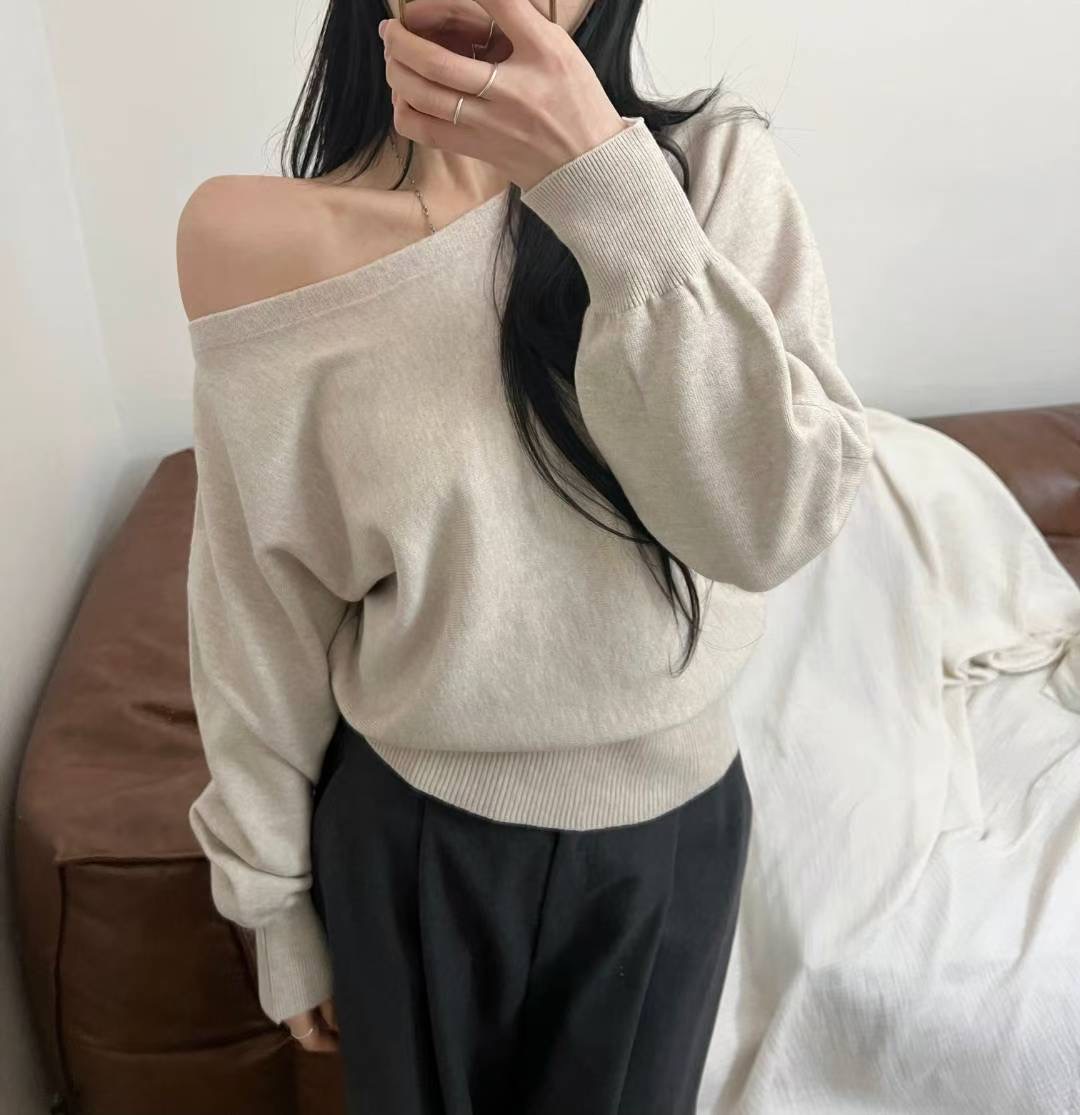 KITSCH東大門㊣實拍女士新款人氣熱賣時尚推薦休閑25秋冬針織衫KITSCH針織衫圖色1