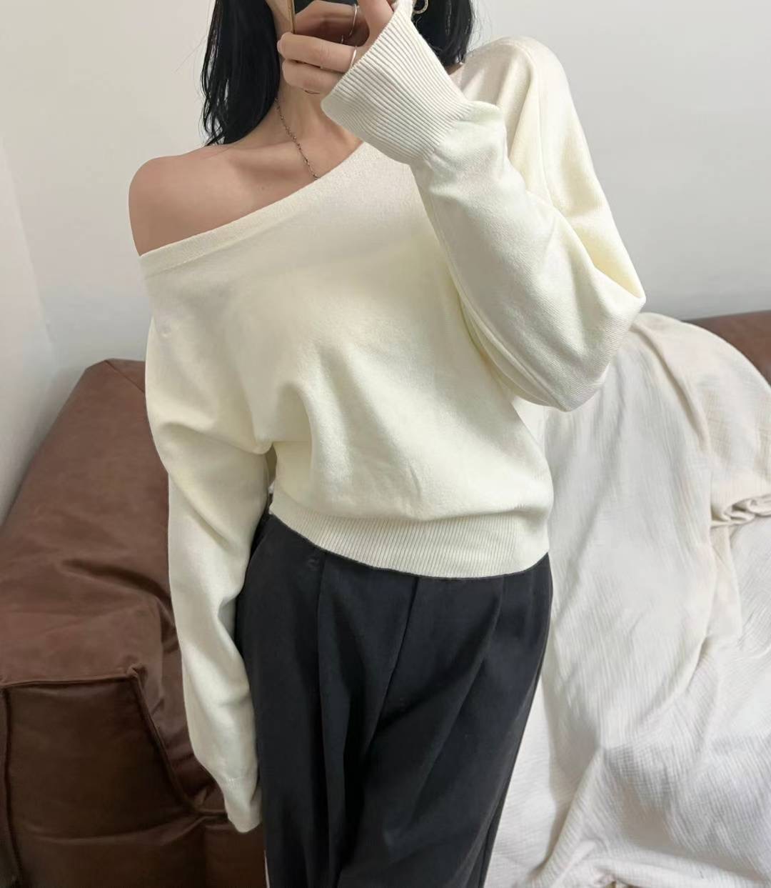 KITSCH東大門㊣實拍女士新款人氣熱賣時尚推薦休閑25秋冬針織衫KITSCH針織衫圖色3