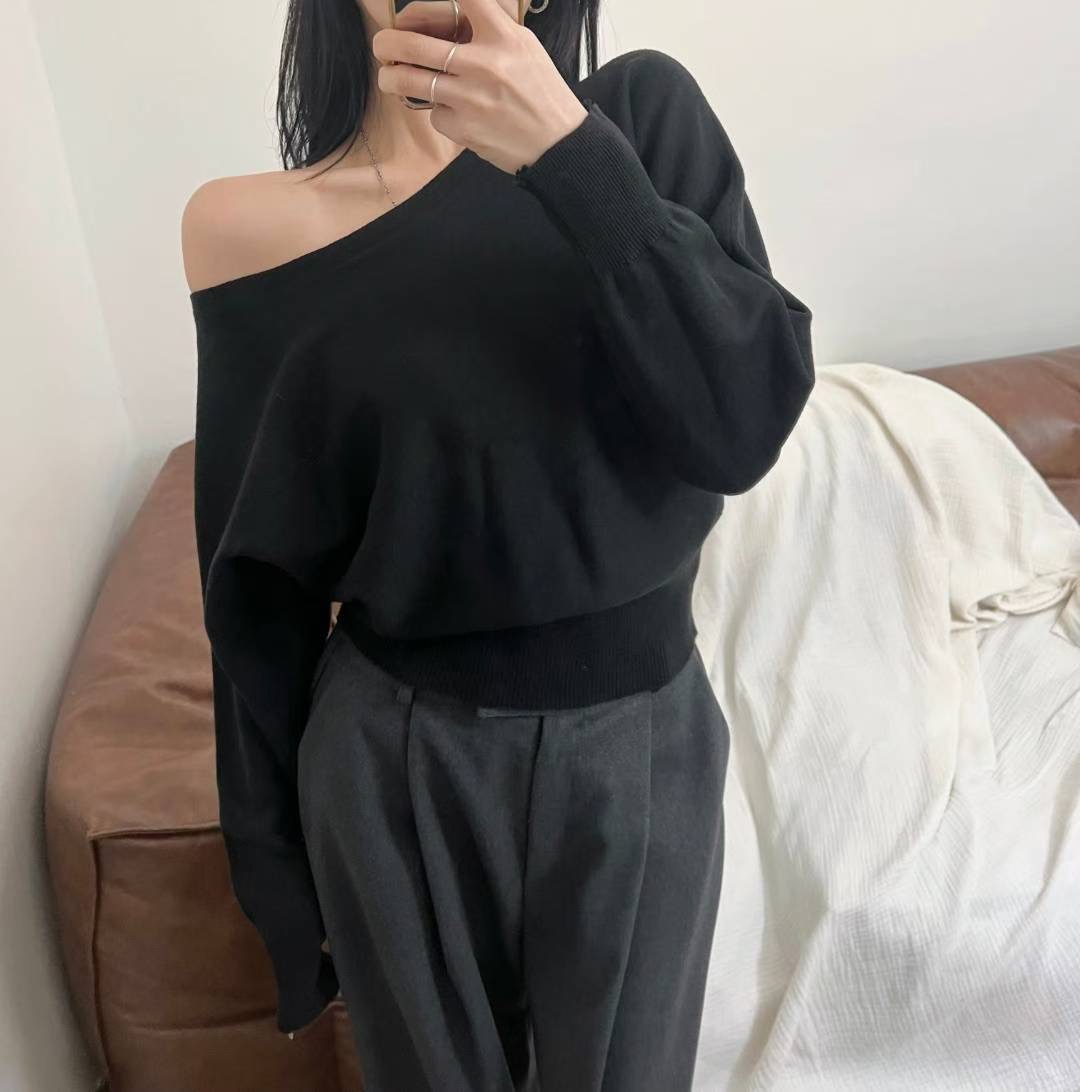 KITSCH東大門㊣實拍女士新款人氣熱賣時尚推薦休閑25秋冬針織衫KITSCH針織衫圖色4