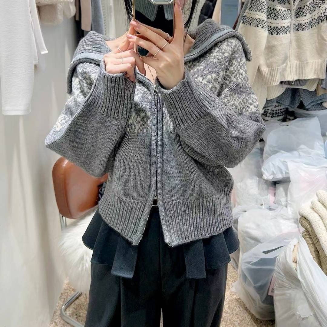 KITSCH東大門㊣直郵女裝新品職業人氣真品時尚熱賣休閑針織衫KITSCH針織衫圖色2