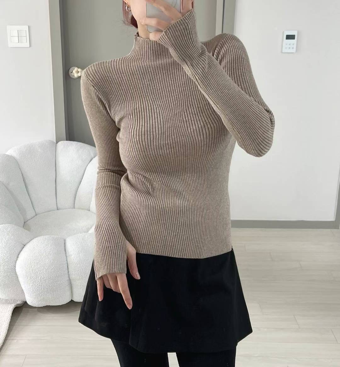 KITSCH東大門㊣直郵女裝新款推薦職業休閑熱賣25秋冬針織衫KITSCH針織衫圖色2