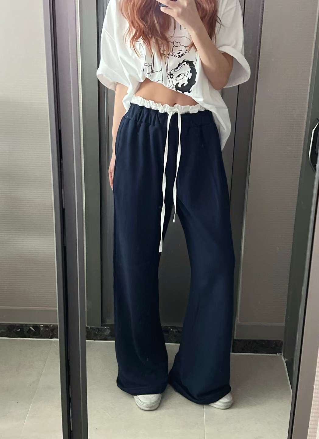 KITSCH韓國直郵㊣女士新款時尚休閑人氣熱賣真品職業休閑褲KITSCH休閑褲圖色1