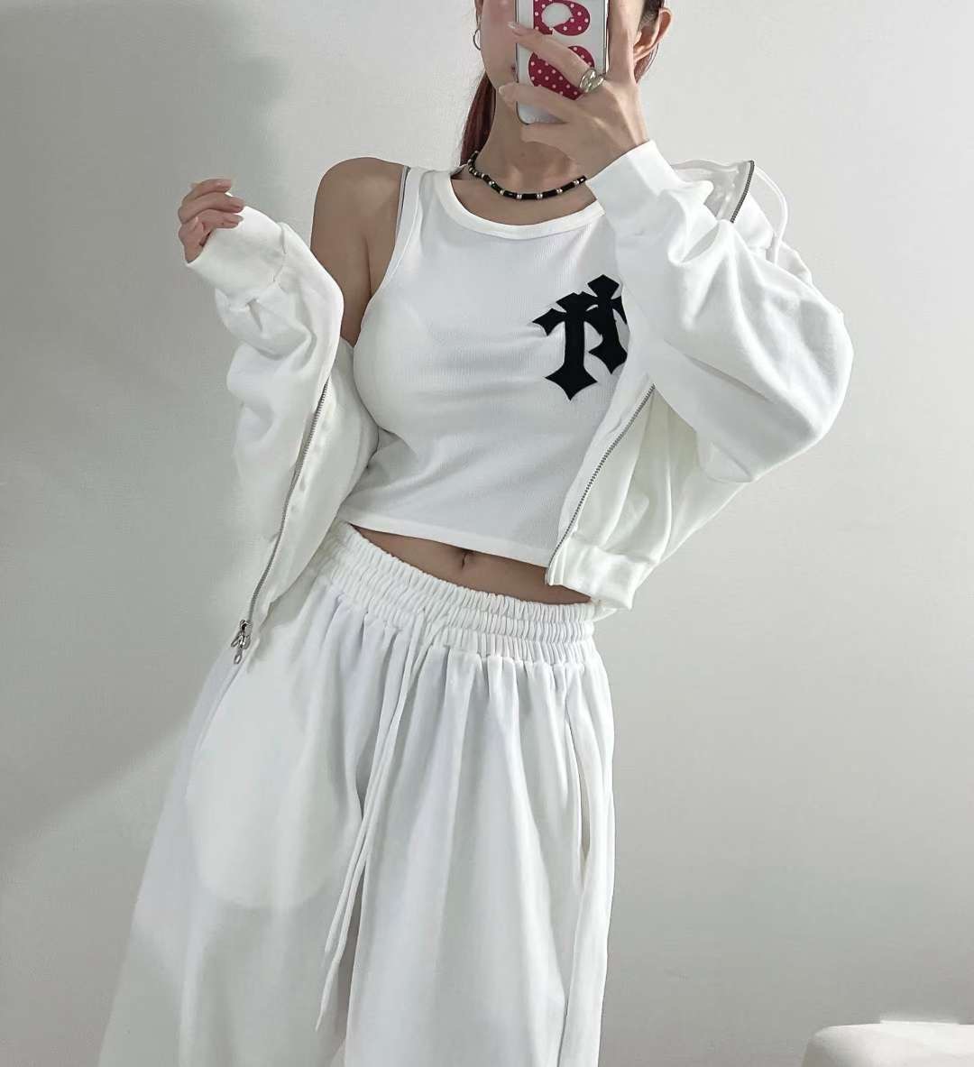 KITSCH東大門㊣實拍女裝新款時尚真品推薦25秋冬休閑夾克兜帽KITSCH夾克圖色2