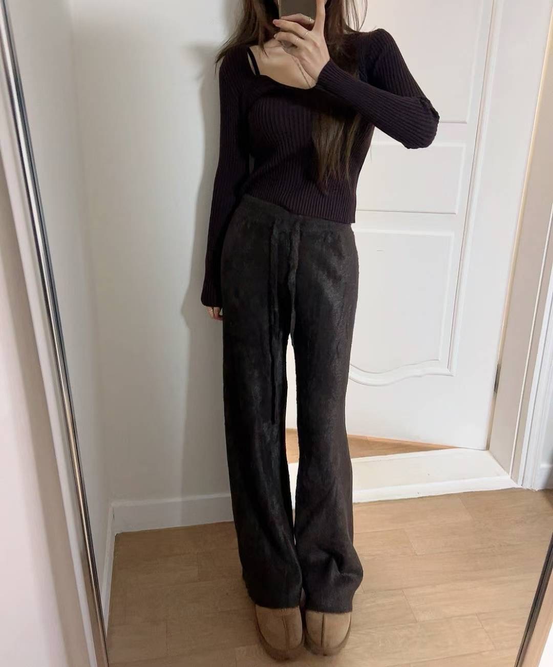 KITSCH東大門㊣代購女裝新款休閑職業推薦人氣真品熱賣休閑褲KITSCH休閑褲圖色4