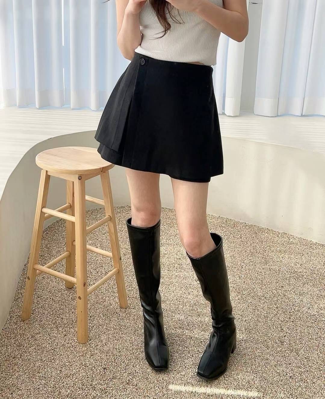 KITSCH東大門㊣代購女士新款職業熱賣推薦時尚25秋冬真品短褲KITSCH短褲圖色2