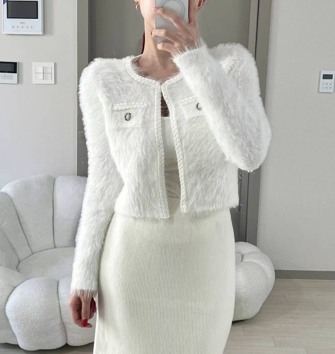 KITSCH韓國直郵㊣女士新品時尚職業人氣熱賣推薦休閑針織衫KITSCH針織衫圖色1