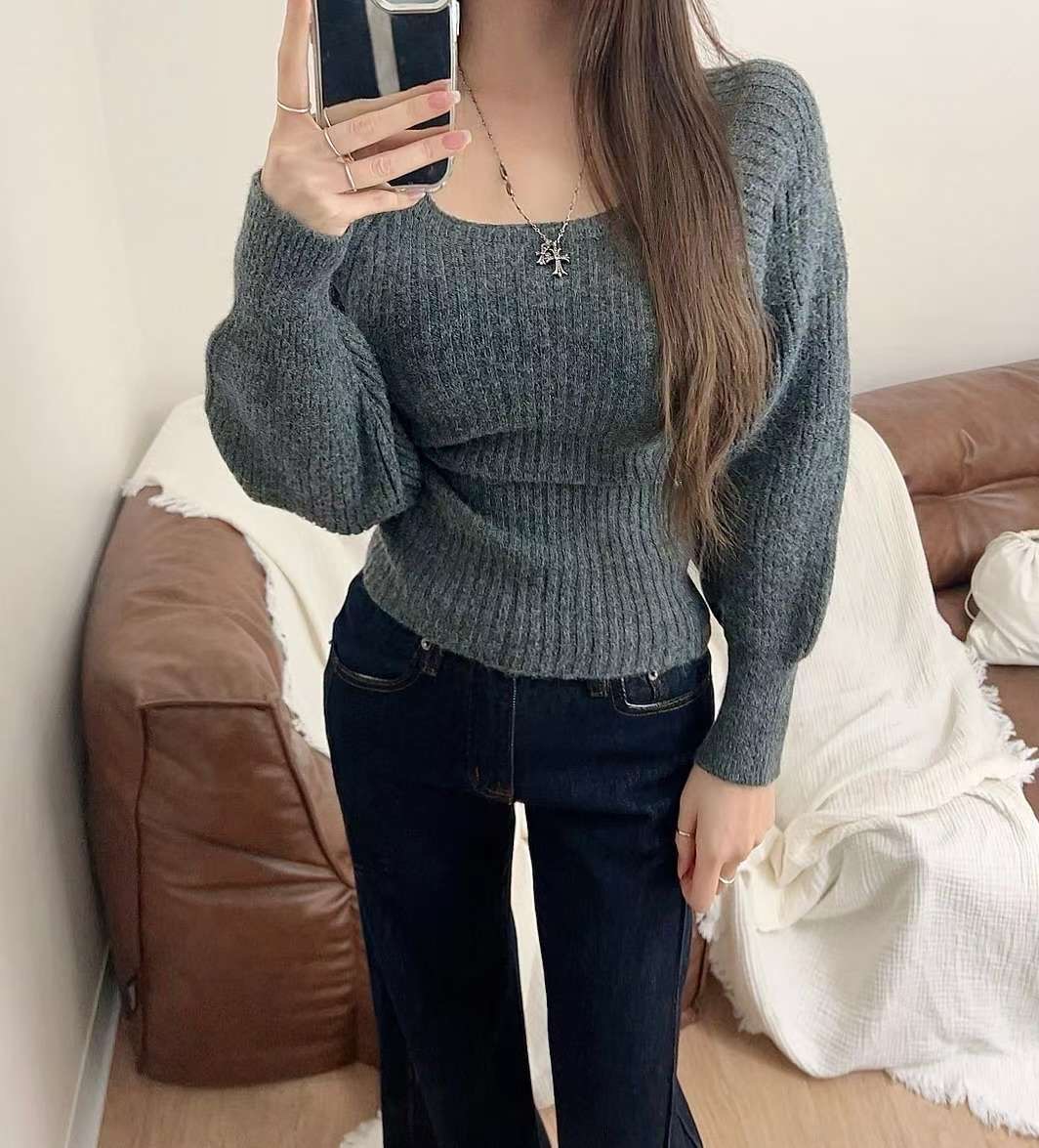 KITSCH東大門㊣直郵女裝新款熱賣人氣推薦真品25秋冬針織衫KITSCH針織衫圖色3