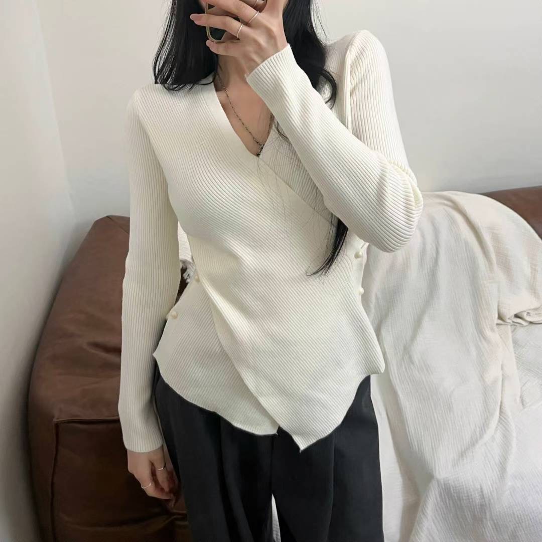 KITSCH東大門㊣直郵女士新款25秋冬熱賣真品休閑職業針織衫KITSCH針織衫圖色2