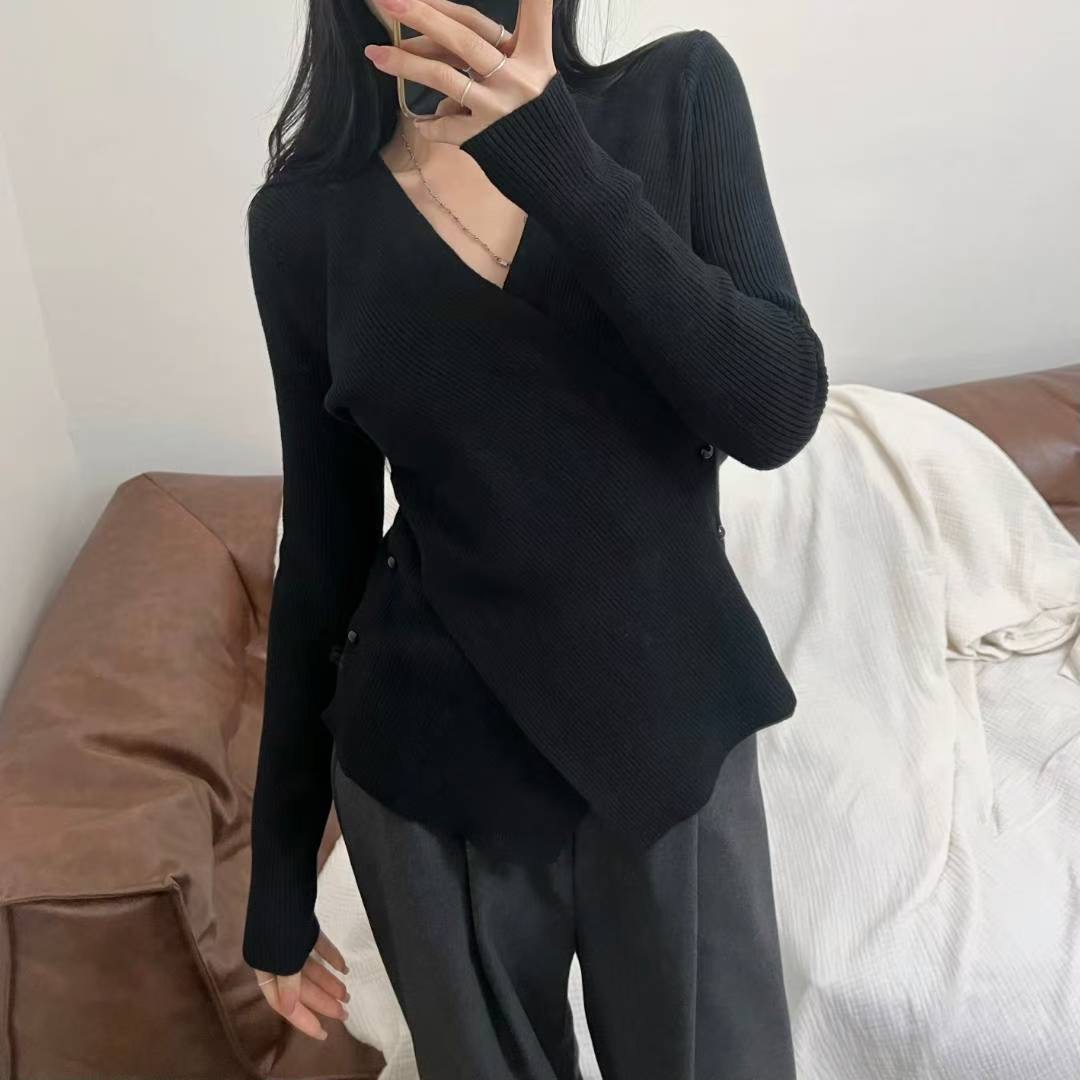 KITSCH東大門㊣直郵女士新款25秋冬熱賣真品休閑職業針織衫KITSCH針織衫圖色4