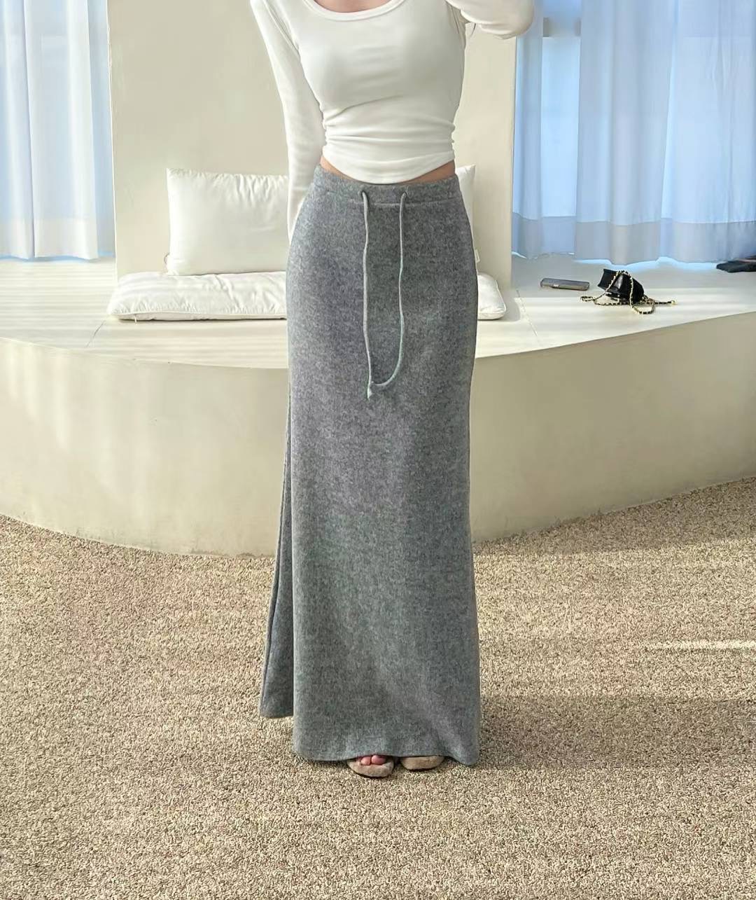 KITSCH東大門㊣實拍女士新品人氣時尚25秋冬真品熱賣休閑長裙KITSCH長裙圖色1