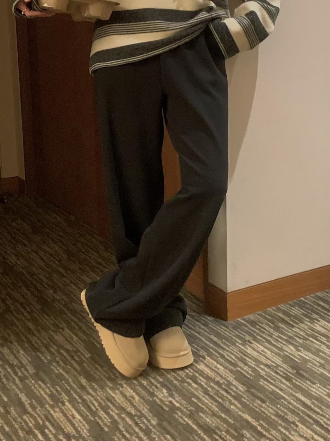 OSRO東大門㊣代購女士新品25秋冬真品熱賣時尚推薦職業休閑褲OSRO休閑褲