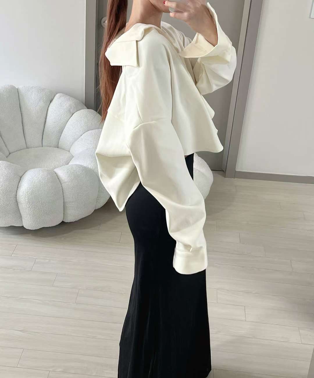 KITSCH韓國代購㊣女士新品人氣休閑熱賣真品25秋冬襯衫蕾絲衫KITSCH襯衫/蕾絲衫