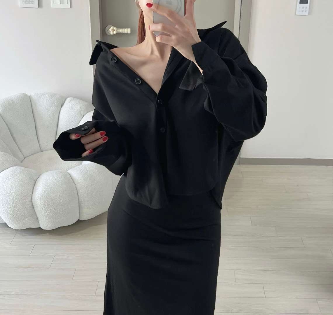 KITSCH韓國代購㊣女士新品人氣休閑熱賣真品25秋冬襯衫蕾絲衫KITSCH襯衫/蕾絲衫圖色3