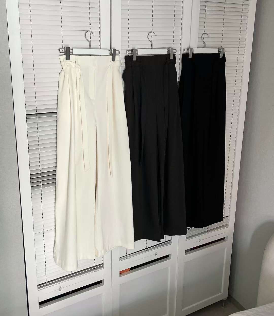 KITSCH東大門㊣實拍女裝新款25秋冬時尚熱賣職業休閑褲含腰帶KITSCH休閑褲