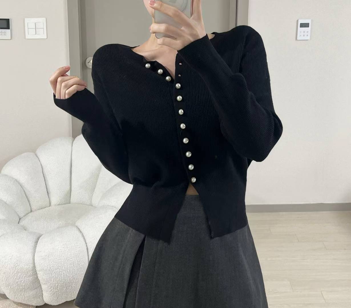 KITSCH韓國代購㊣女裝新品真品休閑推薦時尚25秋冬熱賣針織衫KITSCH針織衫圖色2