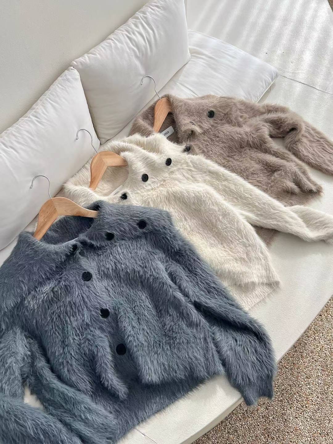 KITSCH韓國直郵㊣女士新款真品時尚人氣熱賣職業25秋冬針織衫KITSCH針織衫