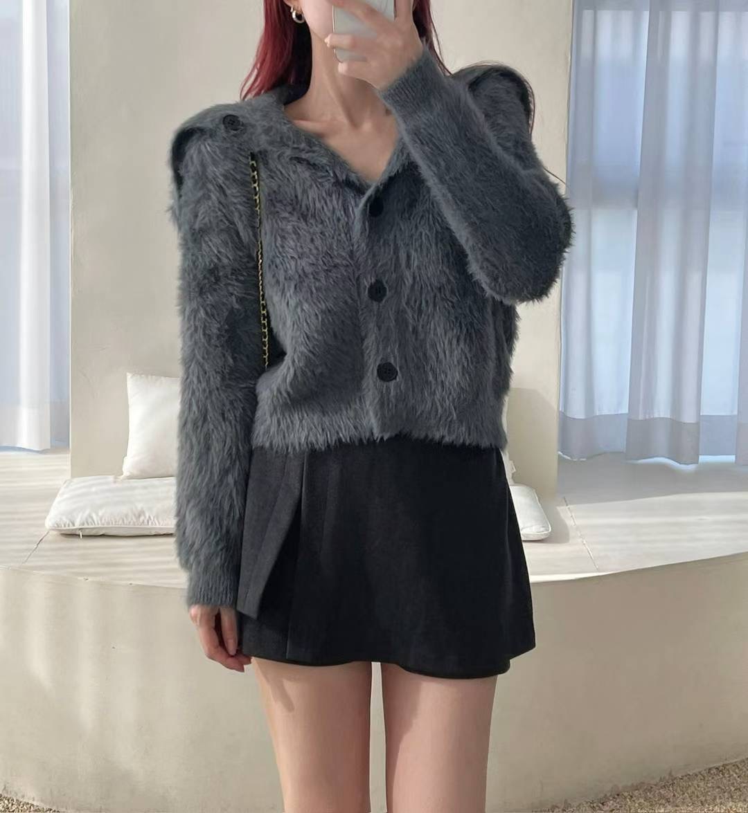 KITSCH韓國直郵㊣女士新款真品時尚人氣熱賣職業25秋冬針織衫KITSCH針織衫圖色3