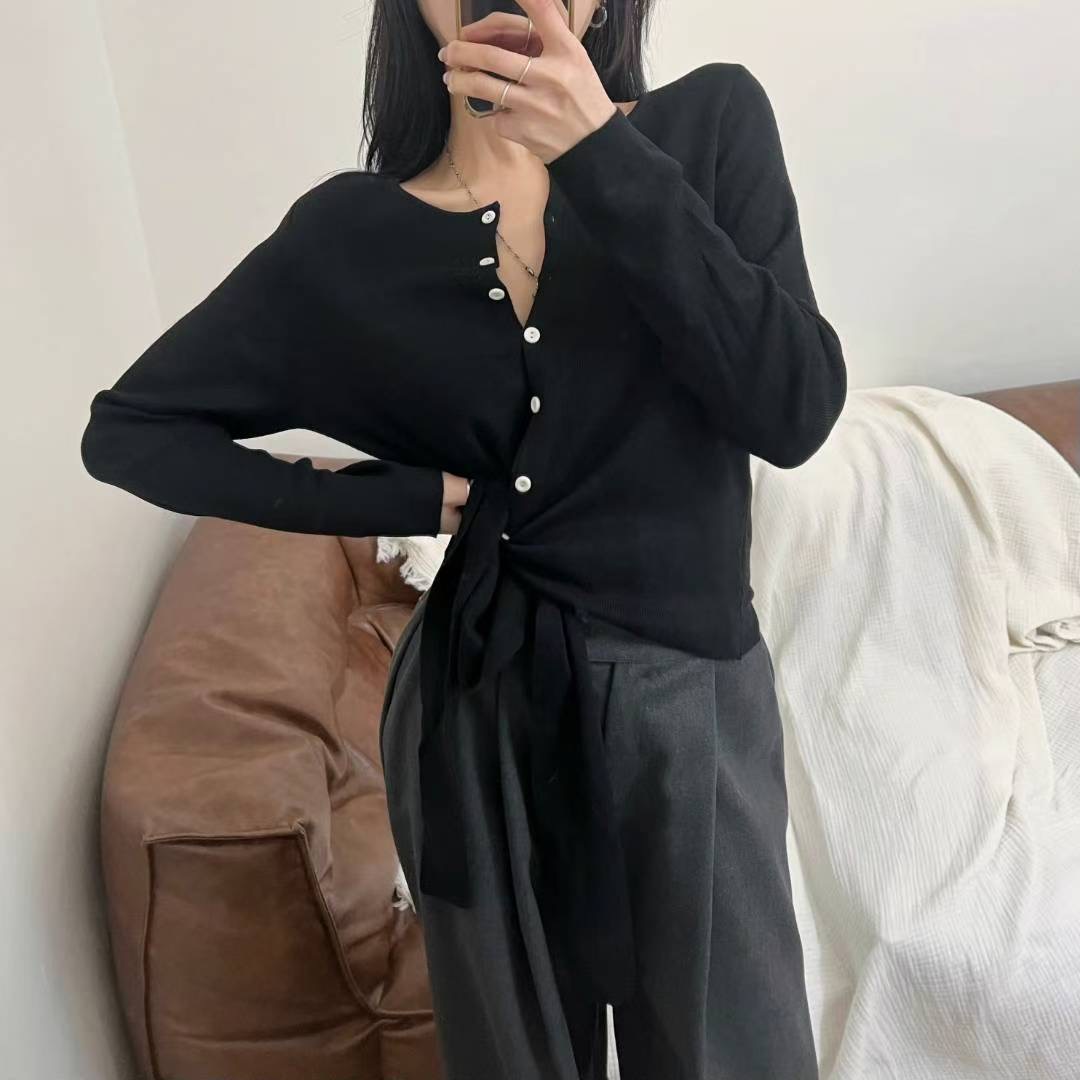 KITSCH東大門㊣實拍女士新款職業25秋冬時尚人氣熱賣針織衫KITSCH針織衫圖色4