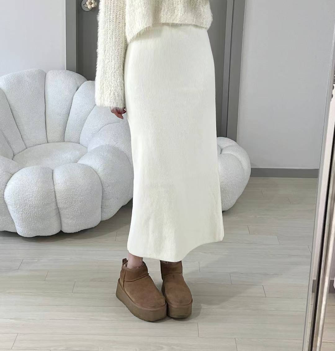 KITSCH東大門㊣直郵女裝新款真品職業休閑人氣25秋冬熱賣長裙KITSCH長裙圖色1