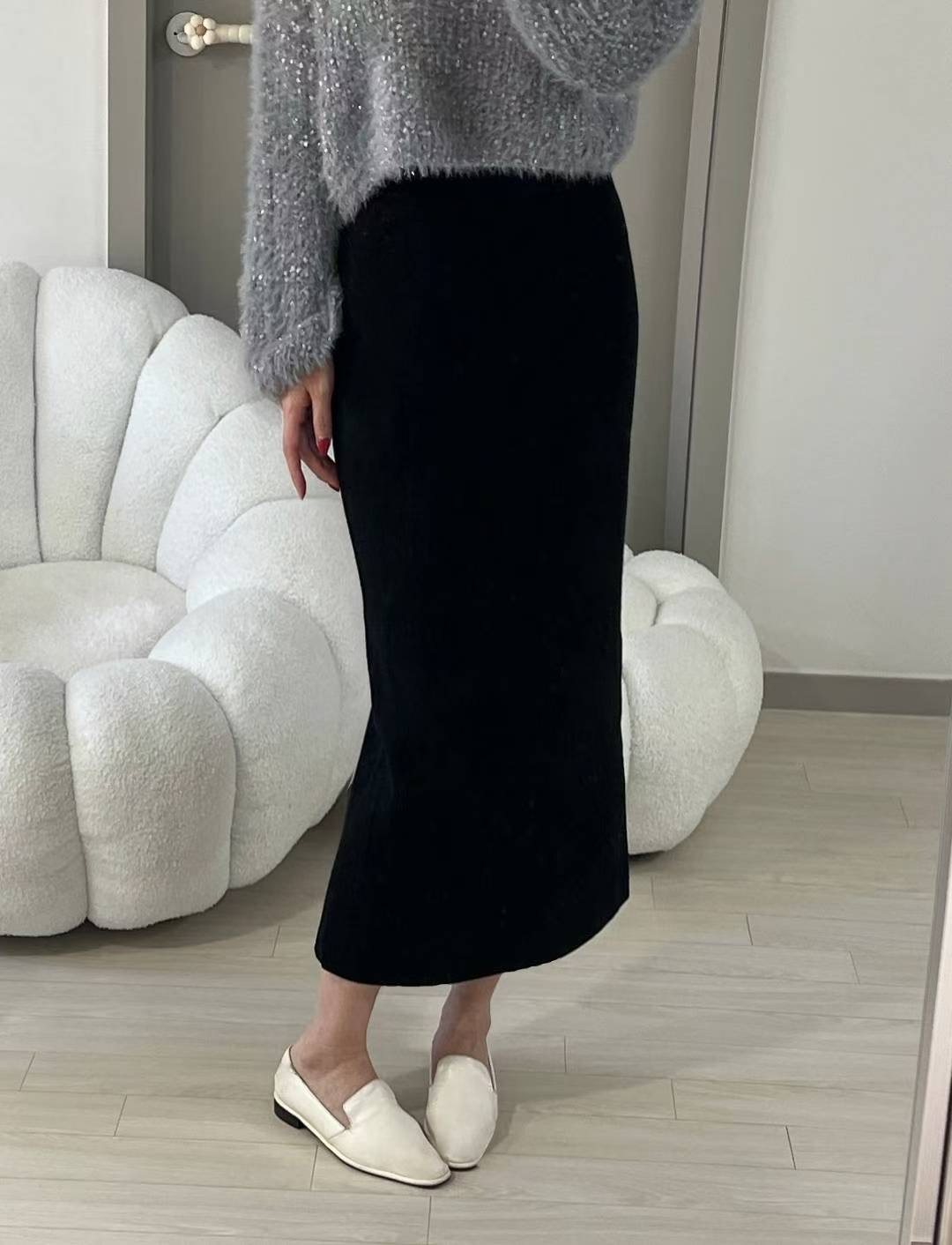 KITSCH東大門㊣直郵女裝新款真品職業休閑人氣25秋冬熱賣長裙KITSCH長裙圖色2