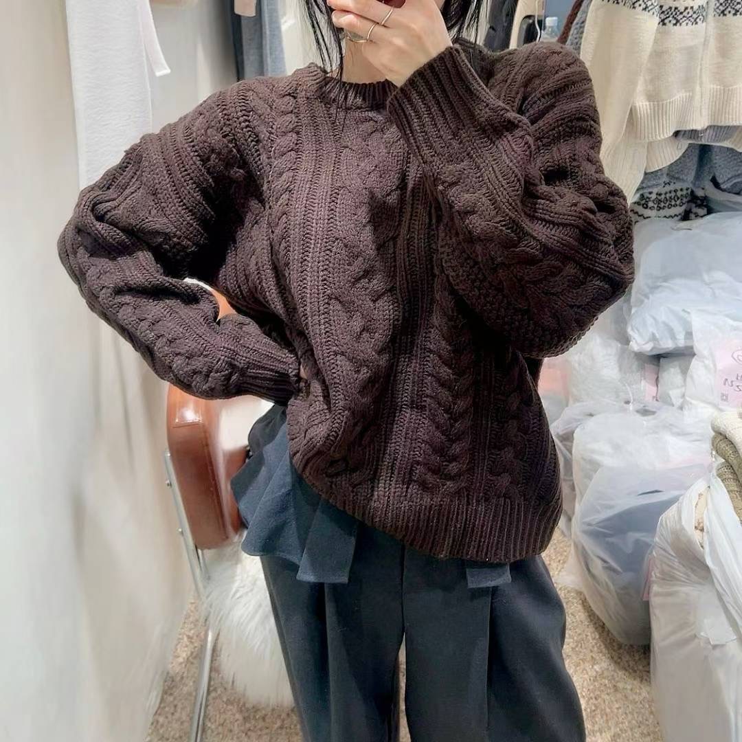 KITSCH東大門㊣代購女士新品25秋冬人氣熱賣職業推薦針織衫KITSCH針織衫圖色3
