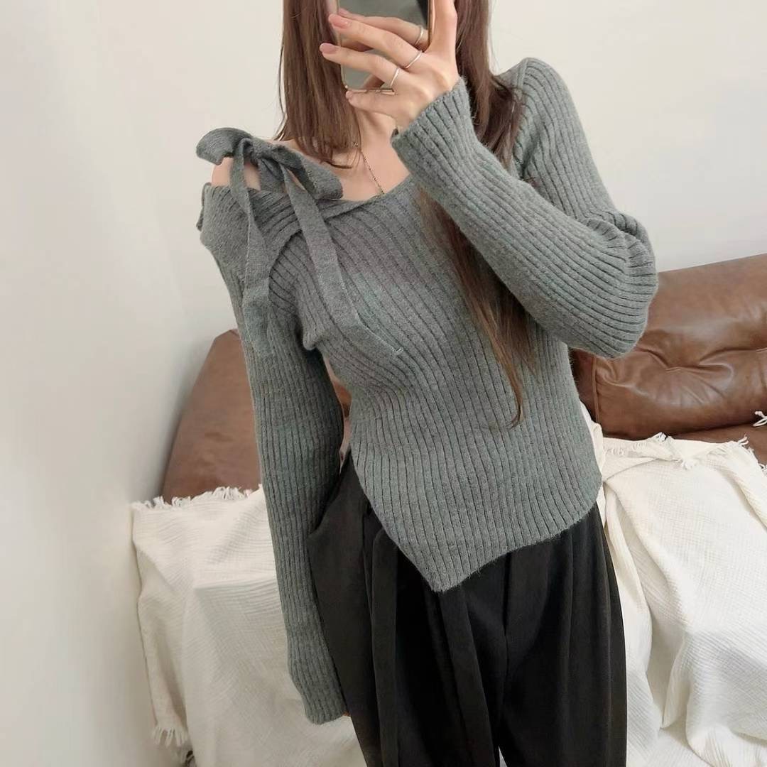 KITSCH東大門㊣直郵女士新款真品人氣熱賣休閑25秋冬針織衫KITSCH針織衫圖色1